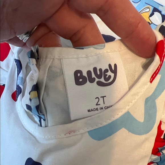 Bluey Kids top and skirt with Star Pattern - Picture 6 of 7